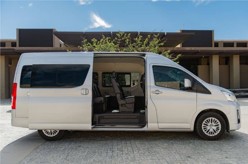 Cabo Transfers Vehicle Interior Toyota Hiace
